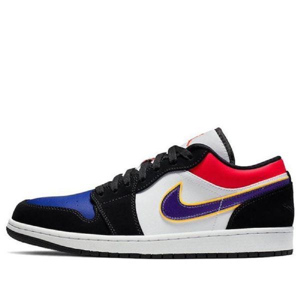 Nike Air Jordan 1 Low Tops Retro Basketball Shoes Herre Svarte