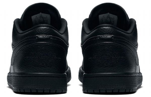 Nike Air Jordan 1 Low Tops Retro Basketball Shoes Herre Svarte