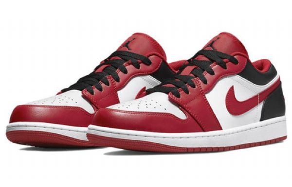 Nike Air Jordan 1 Low Tops Retro Basketball Shoes Herre Svarte