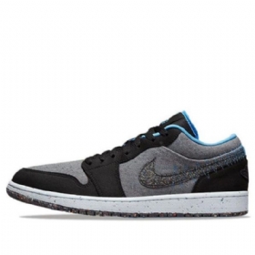 Nike Air Jordan 1 Low Tops Retro Basketball Shoes Herre Svarte