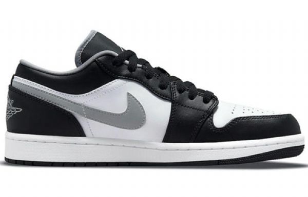 Nike Air Jordan 1 Low Tops Retro Basketball Shoes Herre Svarte Grå