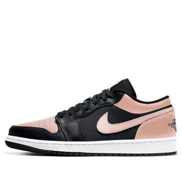 Nike Air Jordan 1 Low Tops Retro Basketball Shoes Herre Svarte Korall