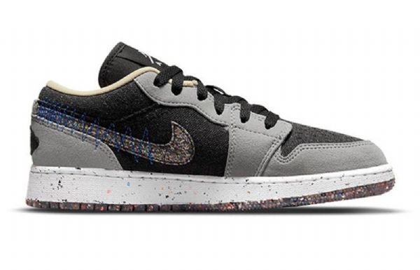 Nike Air Jordan 1 Low Tops Se Gs Basketsko Herre Grå