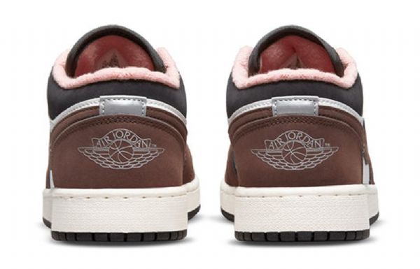 Nike Air Jordan 1 Low Tops Se Gs Retro Basketball Shoes Herre Lyse Brune