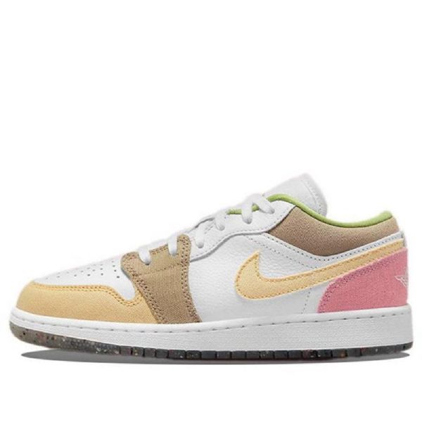 Nike Air Jordan 1 Low Tops Se Gs Retro Basketball Shoes Herre Multicolor
