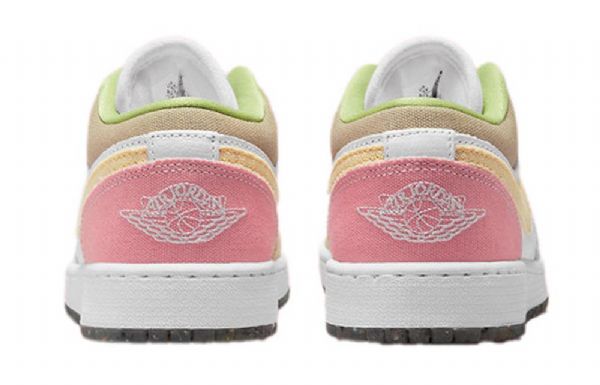 Nike Air Jordan 1 Low Tops Se Gs Retro Basketball Shoes Herre Multicolor