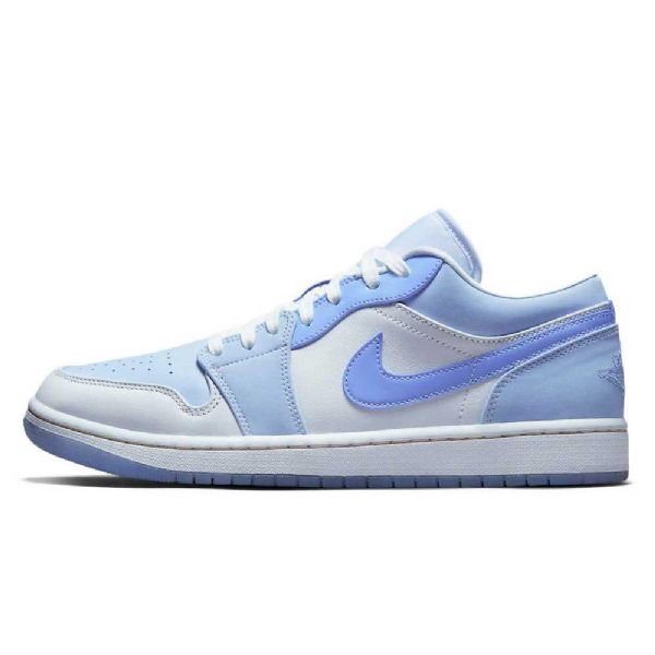 Nike Air Jordan 1 Low Tops Se Mighty Swooshers Sko Dame Blå