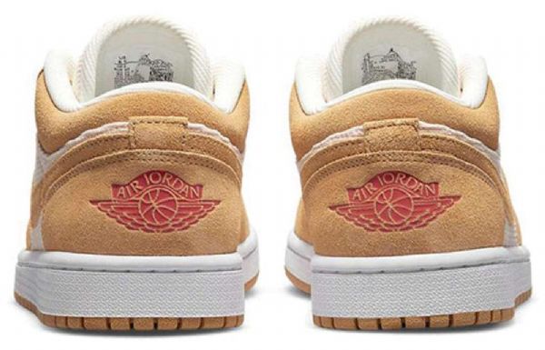 Nike Air Jordan 1 Low Tops Se Retro Basketball Shoes Dame Brune