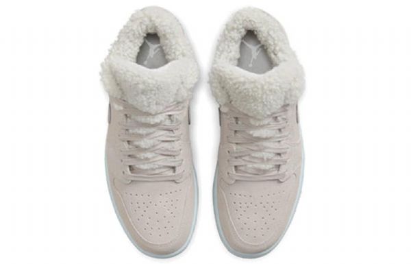 Nike Air Jordan 1 Low Tops Se Retro Basketball Shoes Dame Grå