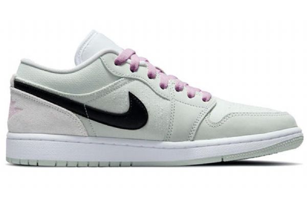 Nike Air Jordan 1 Low Tops Se Retro Basketball Shoes Dame Grønn