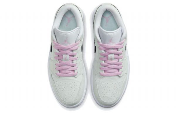 Nike Air Jordan 1 Low Tops Se Retro Basketball Shoes Dame Grønn