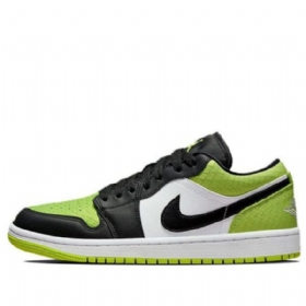 Nike Air Jordan 1 Low Tops Se Retro Basketball Shoes Dame Grønn