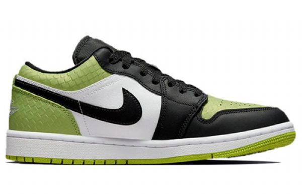 Nike Air Jordan 1 Low Tops Se Retro Basketball Shoes Dame Grønn