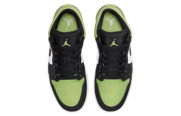 Nike Air Jordan 1 Low Tops Se Retro Basketball Shoes Dame Grønn