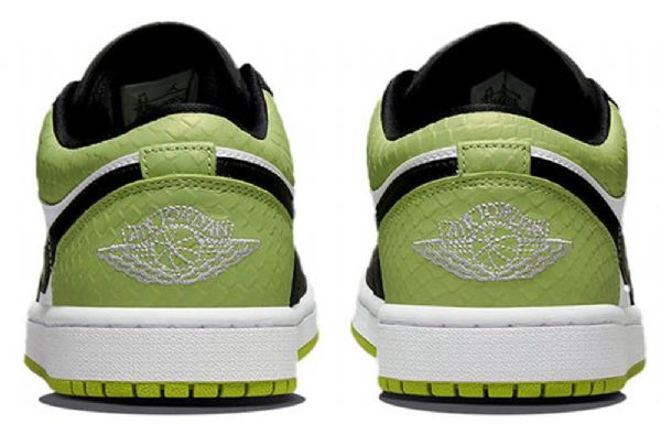 Nike Air Jordan 1 Low Tops Se Retro Basketball Shoes Dame Grønn