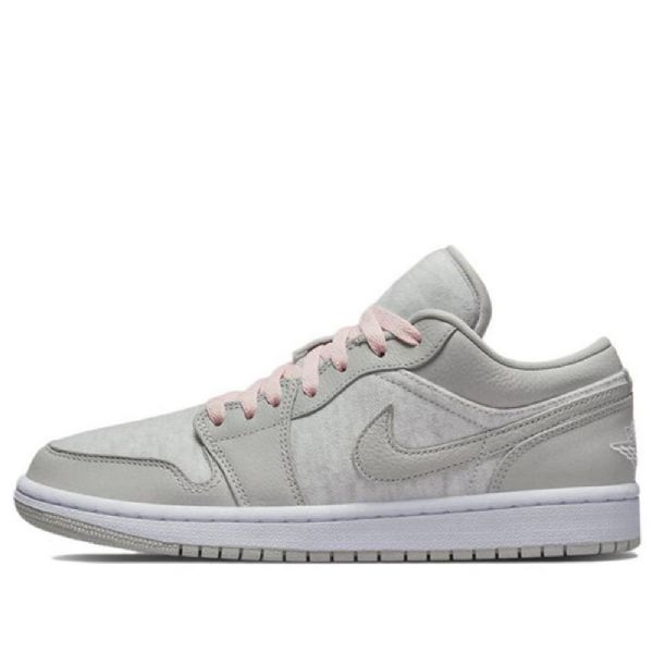 Nike Air Jordan 1 Low Tops Se Retro Basketball Shoes Dame Lyse Grå