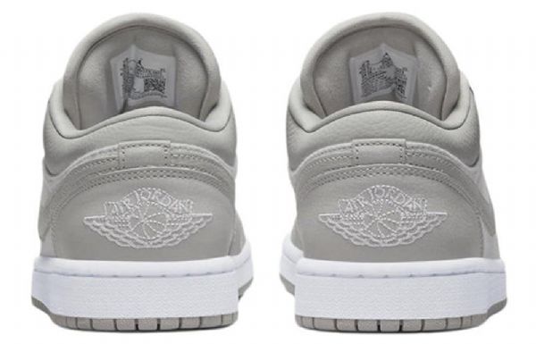 Nike Air Jordan 1 Low Tops Se Retro Basketball Shoes Dame Lyse Grå