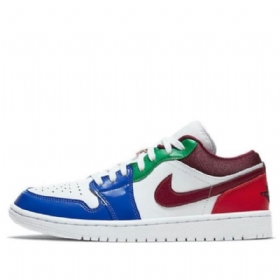 Nike Air Jordan 1 Low Tops Se Retro Basketball Shoes Dame Multicolor