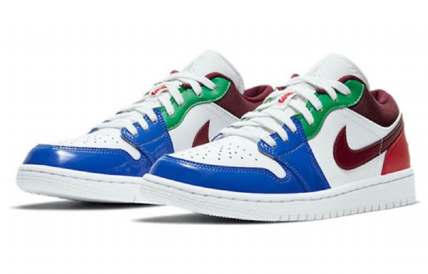 Nike Air Jordan 1 Low Tops Se Retro Basketball Shoes Dame Multicolor