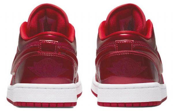 Nike Air Jordan 1 Low Tops Se Retro Basketball Shoes Dame Rød