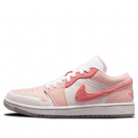 Nike Air Jordan 1 Low Tops Se Retro Basketball Shoes Dame Rosa