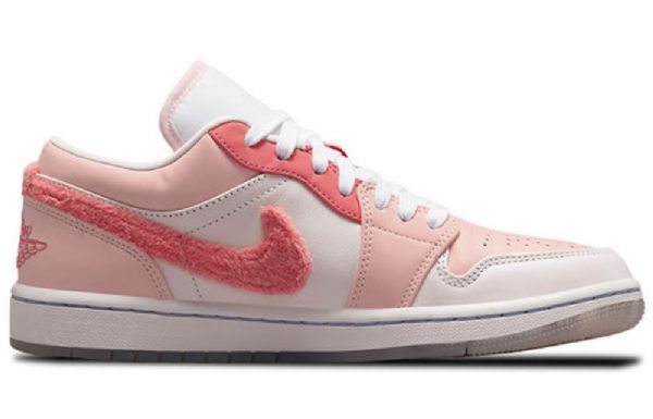 Nike Air Jordan 1 Low Tops Se Retro Basketball Shoes Dame Rosa