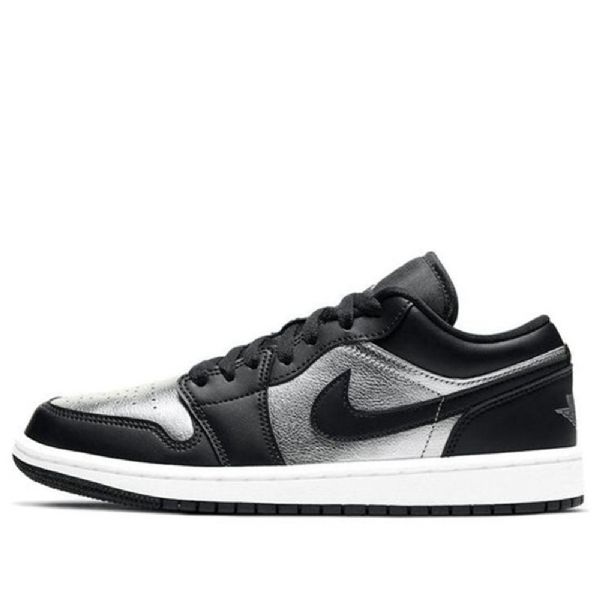 Nike Air Jordan 1 Low Tops Se Retro Basketball Shoes Dame Sølv