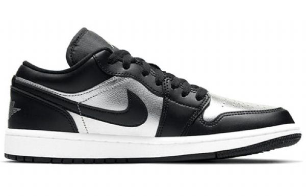 Nike Air Jordan 1 Low Tops Se Retro Basketball Shoes Dame Sølv