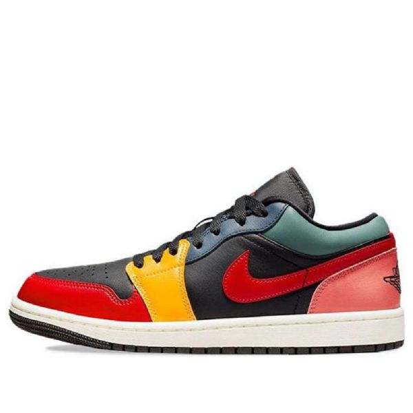 Nike Air Jordan 1 Low Tops Se Retro Basketball Shoes Dame Svarte