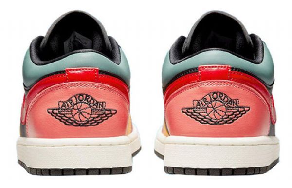 Nike Air Jordan 1 Low Tops Se Retro Basketball Shoes Dame Svarte