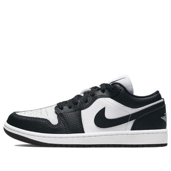 Nike Air Jordan 1 Low Tops Se Retro Basketball Shoes Dame Svarte Hvite