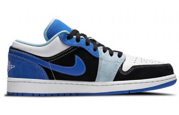 Nike Air Jordan 1 Low Tops Se Retro Basketball Shoes Herre Blå