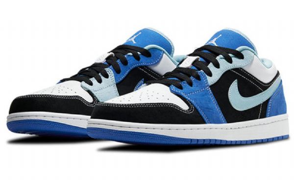 Nike Air Jordan 1 Low Tops Se Retro Basketball Shoes Herre Blå