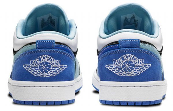 Nike Air Jordan 1 Low Tops Se Retro Basketball Shoes Herre Blå