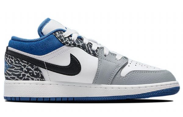 Nike Air Jordan 1 Low Tops Se Retro Basketball Shoes Herre Blå