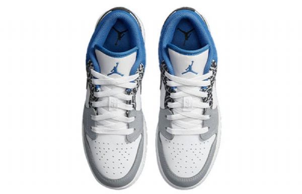 Nike Air Jordan 1 Low Tops Se Retro Basketball Shoes Herre Blå