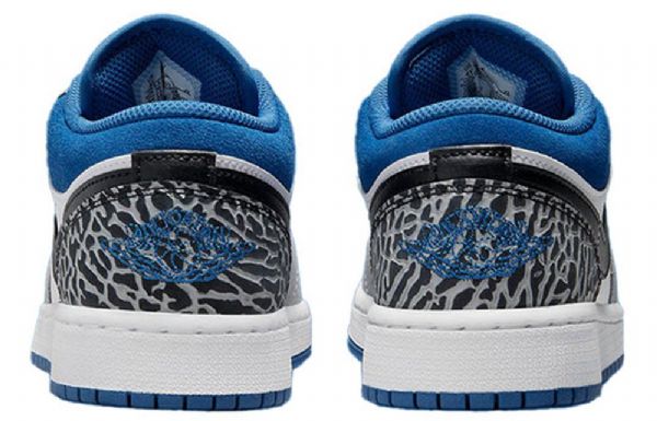 Nike Air Jordan 1 Low Tops Se Retro Basketball Shoes Herre Blå