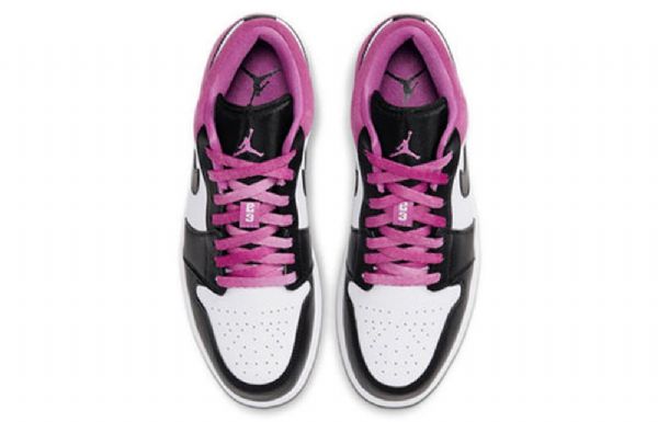 Nike Air Jordan 1 Low Tops Se Retro Basketball Shoes Herre Lilla Svarte