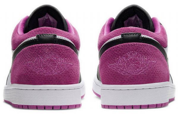 Nike Air Jordan 1 Low Tops Se Retro Basketball Shoes Herre Lilla Svarte