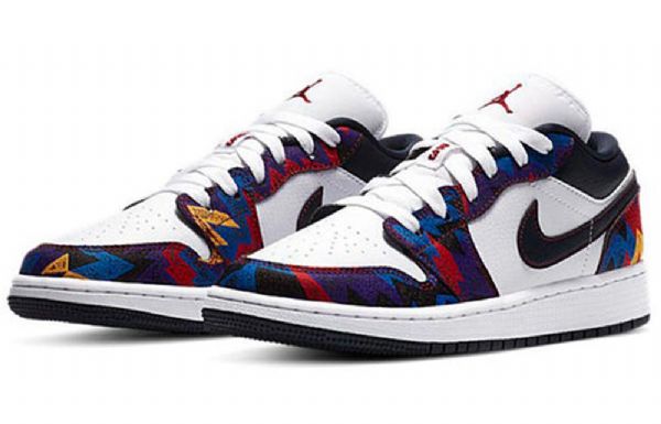 Nike Air Jordan 1 Low Tops Se Retro Basketball Shoes Herre Multicolor