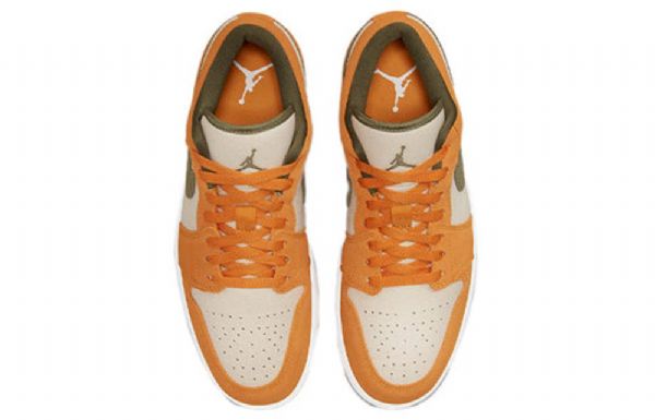 Nike Air Jordan 1 Low Tops Se Retro Basketball Shoes Herre Oransje