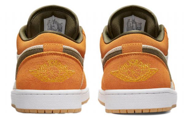 Nike Air Jordan 1 Low Tops Se Retro Basketball Shoes Herre Oransje