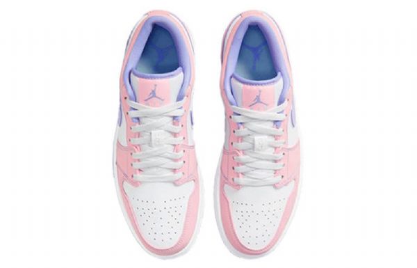 Nike Air Jordan 1 Low Tops Se Retro Basketball Shoes Herre Rosa Lilla