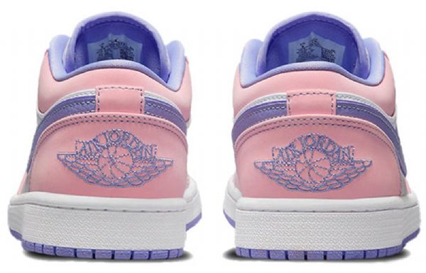 Nike Air Jordan 1 Low Tops Se Retro Basketball Shoes Herre Rosa Lilla