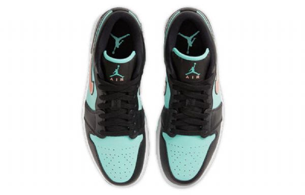 Nike Air Jordan 1 Low Tops Se Retro Basketball Shoes Herre Svarte Turkis