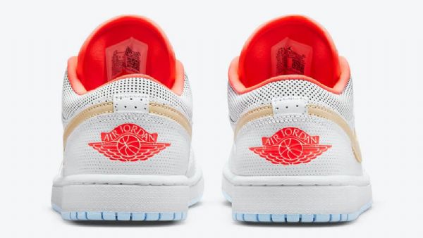 Nike Air Jordan 1 Low Tops Se Sesame Sko Dame Hvite