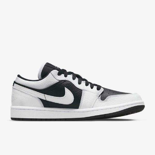 Nike Air Jordan 1 Low Tops Se Sko Dame Hvite Svarte
