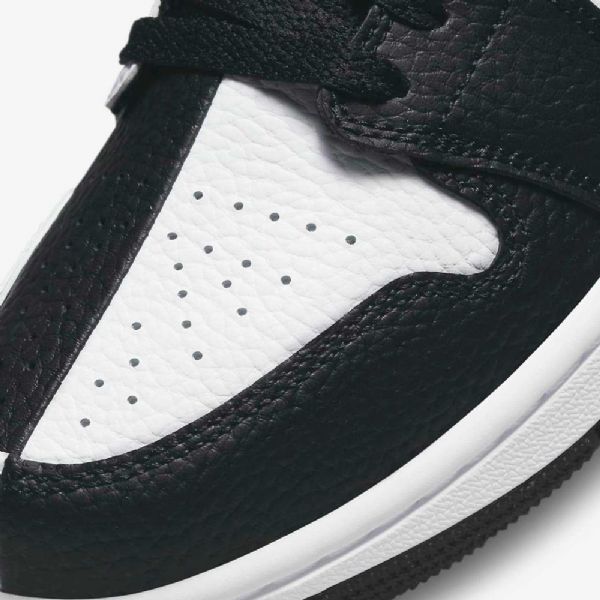 Nike Air Jordan 1 Low Tops Se Sko Dame Hvite Svarte