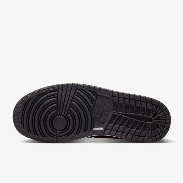 Nike Air Jordan 1 Low Tops Se Sko Dame Svarte Blå Rød