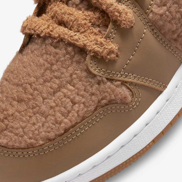 Nike Air Jordan 1 Low Tops Sko Barn Brune Rosa Rød Blå